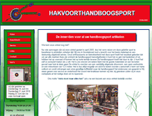 Tablet Screenshot of hakvoorthandboogsport.nl